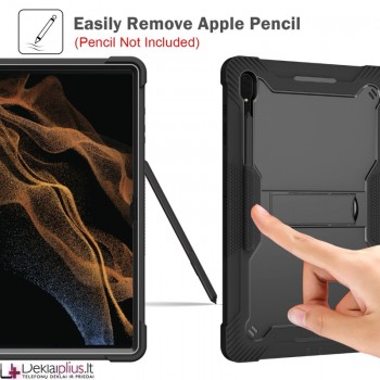 Smūgiams atsparus dėklas planšetei - su kojele (Samsung Tab S8 Ultra /Tab S9 Ultra (x910-x916/Tab S10 Ultra SM-X920-X926B) Smūgiams atsparus dėklas planšetei - su kojele (Samsung Tab S8 Ultra /Tab S9 Ultra (x910-x916/Tab S10 Ultra SM-X920-X926B)